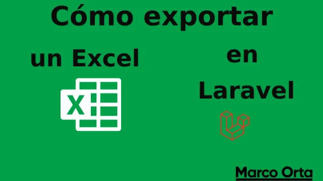 Datos de una base de datos Laravel siendo exportados a una hoja de cálculo Excel