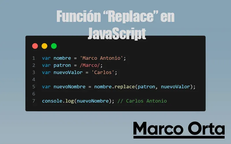 Editor mostrando código JavaScript con expresiones regulares y manipulación de strings