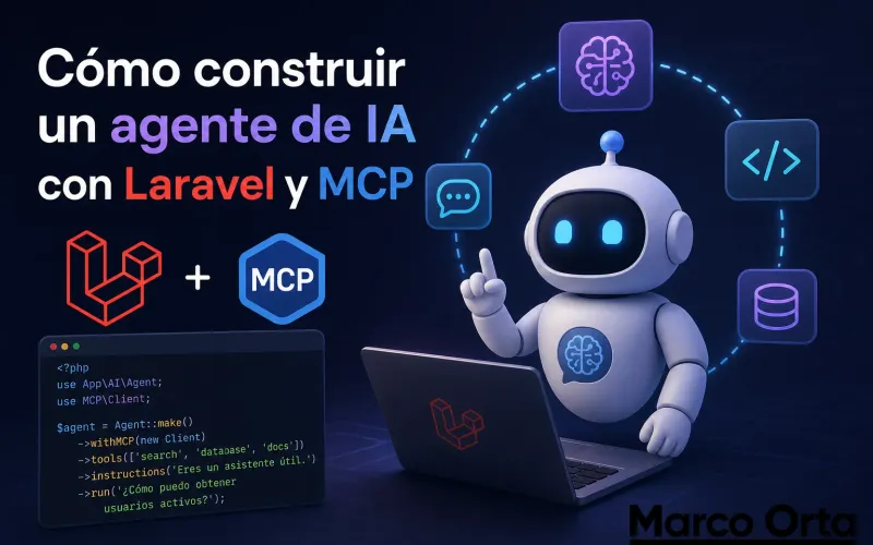 Servidor MCP construido con Laravel conectando agentes de IA a una aplicación PHP