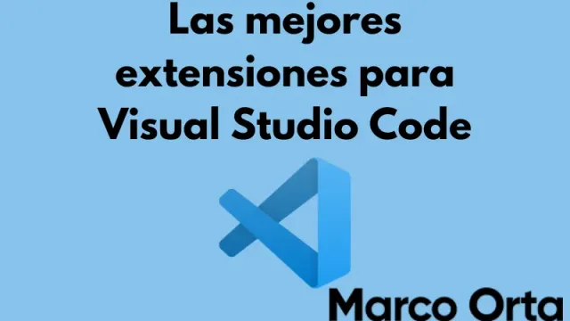 Editor Visual Studio Code abierto mostrando el panel de extensiones del marketplace
