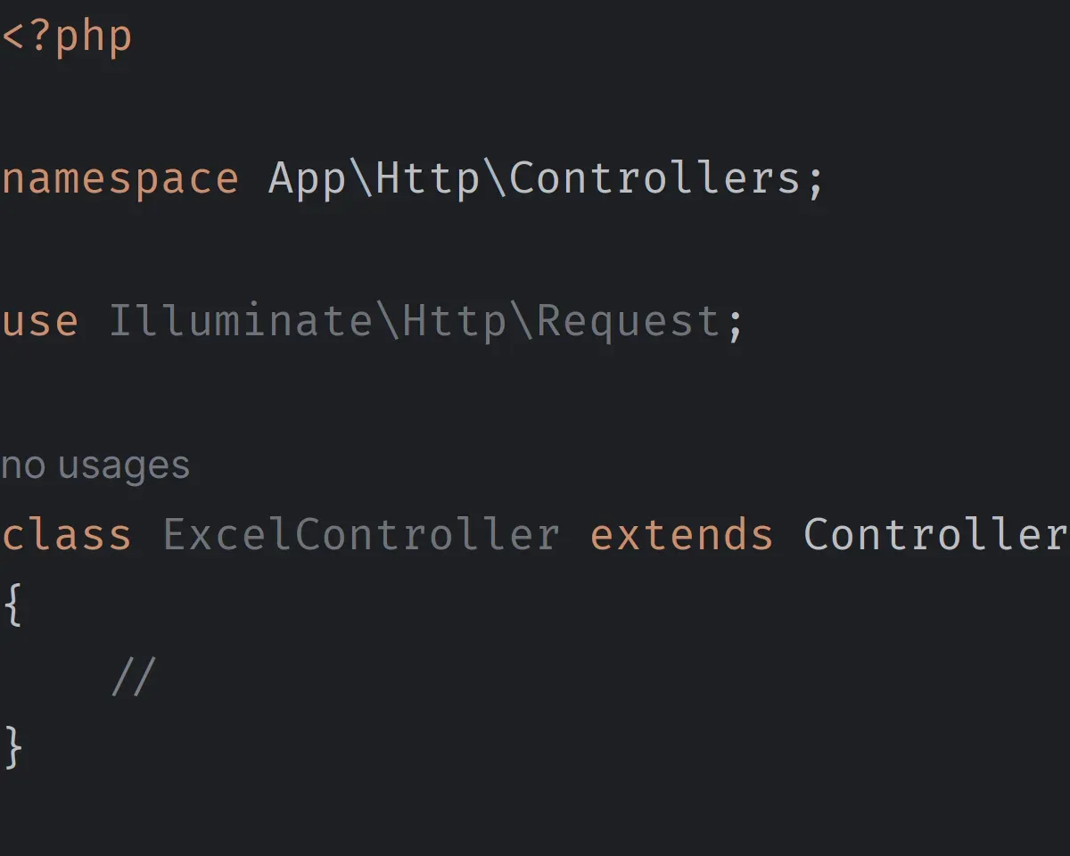 ExcelController