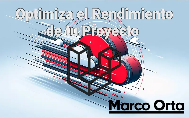 Gráfica de rendimiento mostrando mejoras de respuesta en una aplicación Laravel