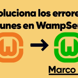 Como arreglar el icono naranja en Wamp Server